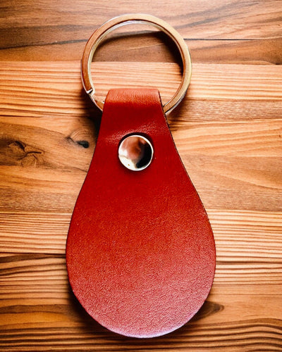 PU Leather Keychain with Custom Engraving Option - Available in 5 Colors