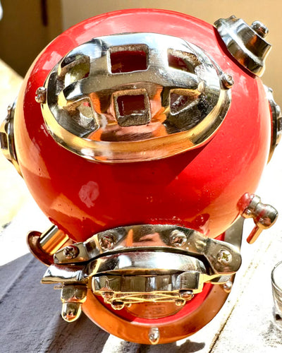 Deep Explorer's Helmet - Collector's Edition with Engraving Option, 35 cm, gift for firefighter or diver