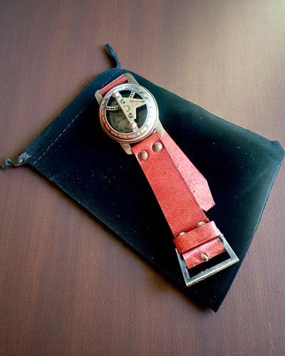 Sundial with Compass - Handcrafted, Authentic Craftsmanship, Engraving Available