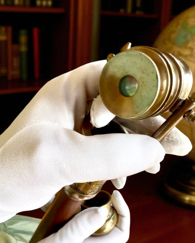 Navigator's Cane 2.0 with a compass and hidden telescope, customizable with engraving for a gift