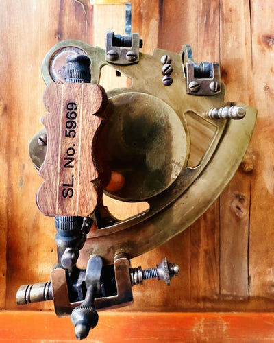 Sextant Premium with Antique Compass - personalization with engraving available