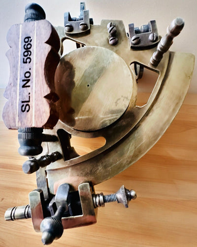 Sextant Premium with Antique Compass - personalization with engraving available