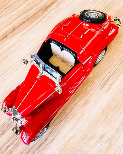 Miniature Model of Classic Retro Cars - personalization option with engraving for a gift, 3 variants to choose from