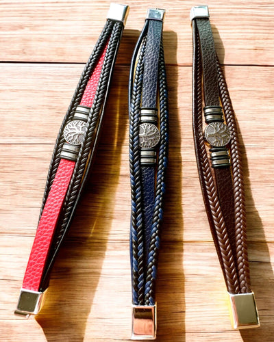 "Tree of Life" Bracelet with Personalization Option for Gift, 3 Color Variants