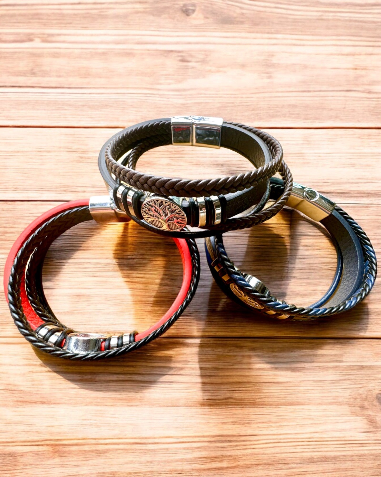 "Tree of Life" Bracelet with Personalization Option for Gift, 3 Color Variants