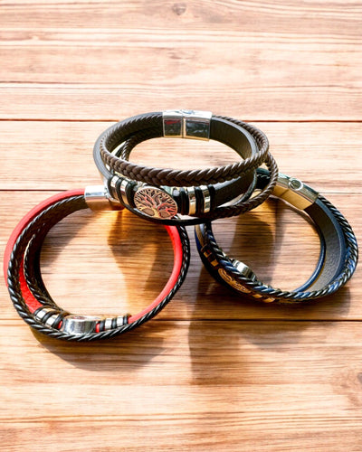 "Tree of Life" Bracelet with Personalization Option for Gift, 3 Color Variants