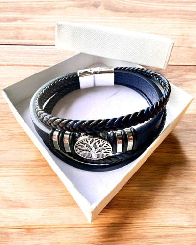 "Tree of Life" Bracelet with Personalization Option for Gift, 3 Color Variants
