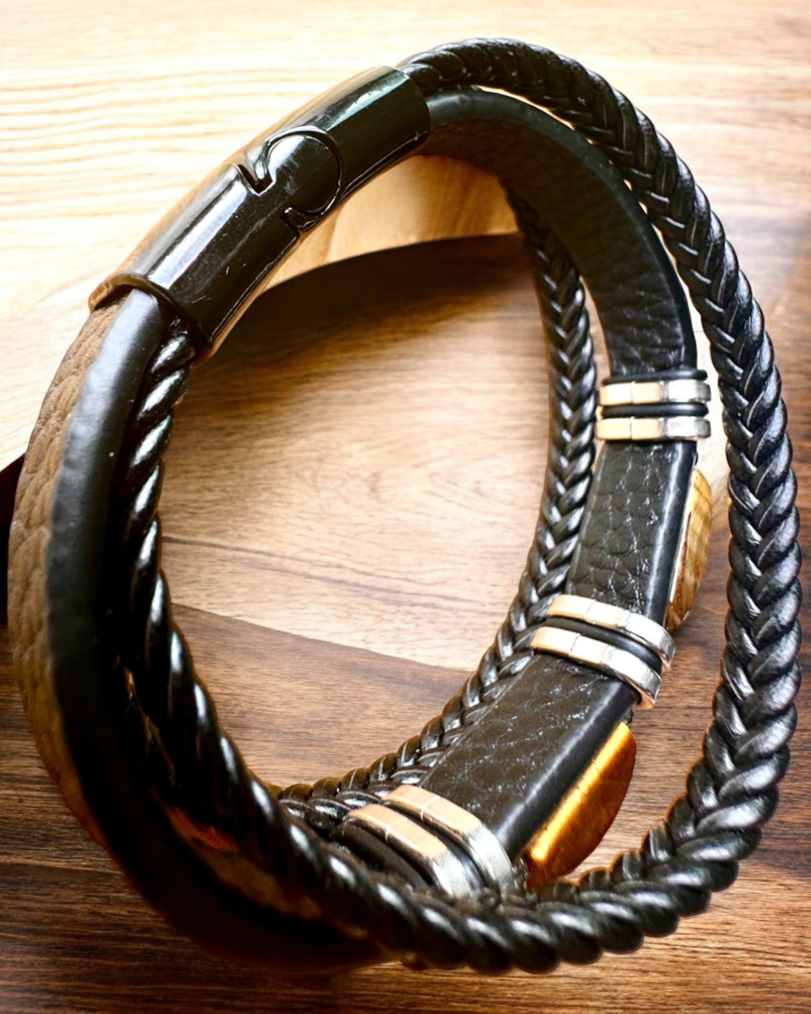 "Tiger's Eye" Bracelet with Personalization Option for Gift