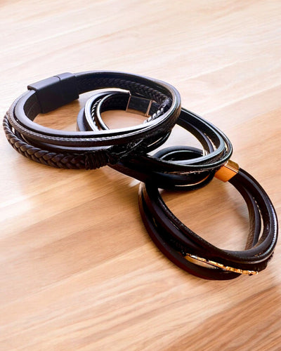 "Eagle" Bracelet with Engraving Option, 3 Color Variants