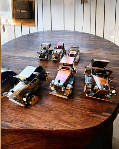 Retro Classic Car, Iron Car - "Vintage Drive" Collection, Car Model, Personalized with Engraving for a Gift