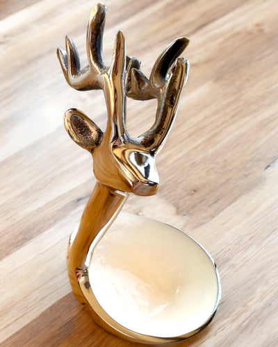 Elegant Bowl Horned Beauty – Handicraft from India, personalization with engraving