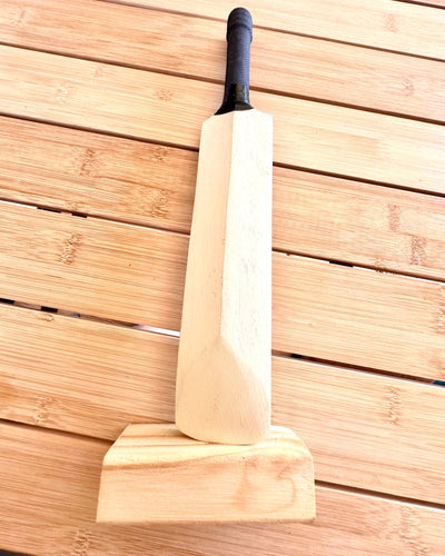 Wooden Cricket Bat with Stand - Decoration, Perfect as a Gift with Engraving Option