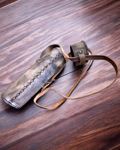 Premium "Voyager" Telescope with Engraved Lens and Genuine Leather Case, customizable engraving option for a gift