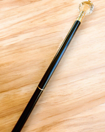 Walking Cane "White Diamond" - Handcrafted Wooden, Engraving Available