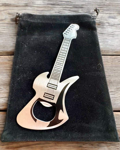 Guitar Rock'n'Open Bottle Opener, 2 variants, engraving personalization for a gift