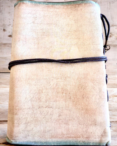 Vintage Memoire Notebook with personalized engraving - 3 designs to choose from, gift notebook