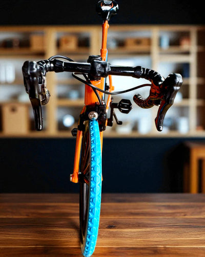 Miniature Metal Model Collectible Bicycle "Speed Rider 1.2" – personalization with engraving for a gift, 2 color variants