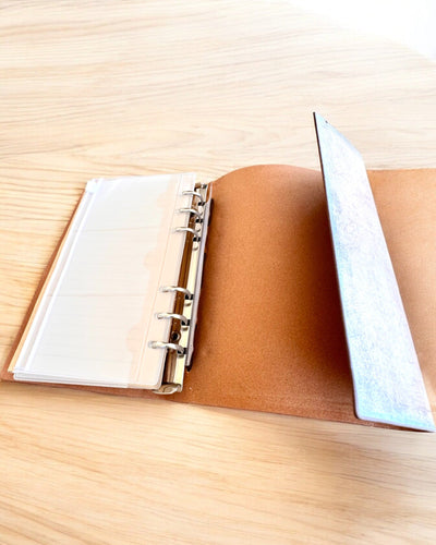 Vintage Memoire Notebook with personalized engraving - 3 designs to choose from, gift notebook