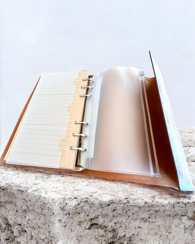 Vintage Memoire Notebook with personalized engraving - 3 designs to choose from, gift notebook