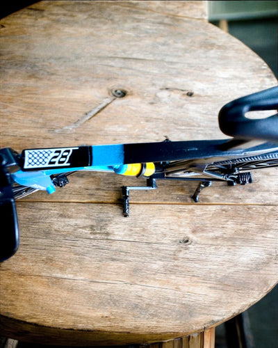 Miniature Triathlon Bicycle Model "SpeedStorm 1.2" personalization with engraving as a gift