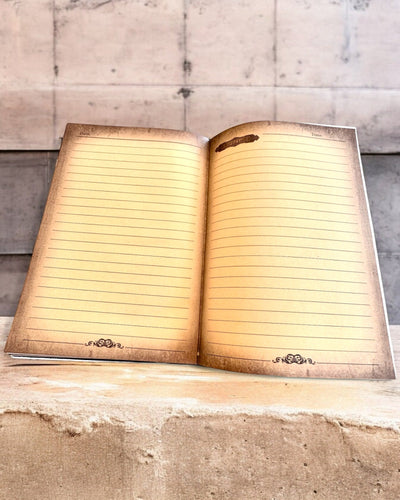 Chronicle of a Warrior Notebook with Knight Theme, notebook with customizable engraving as a gift