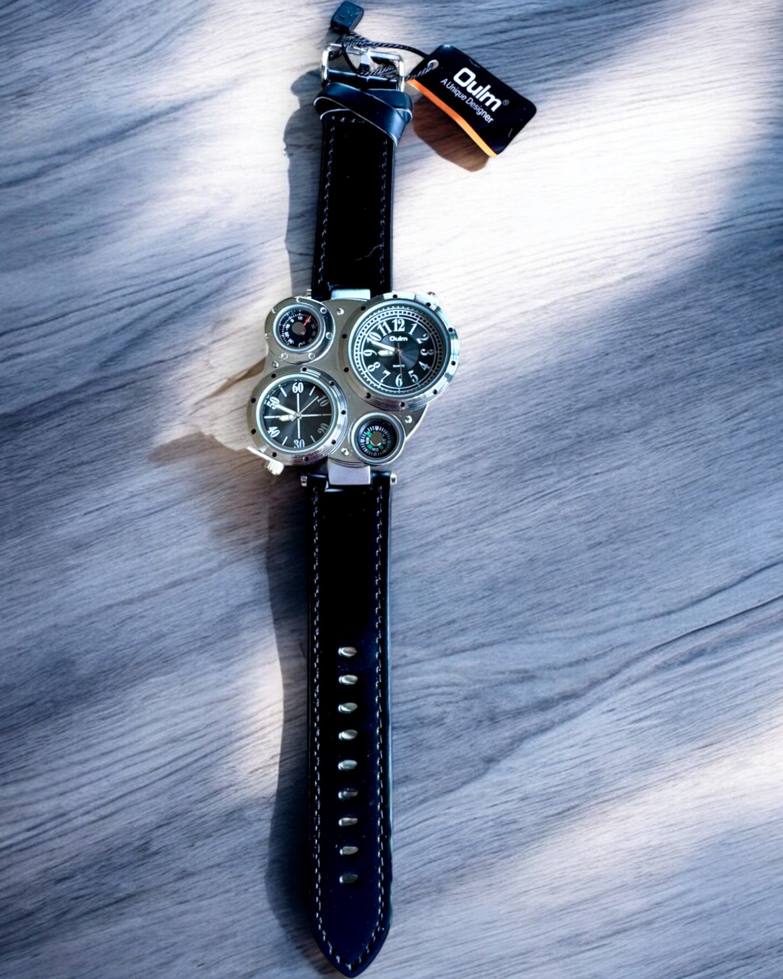 Survival Watch "Explorer 4in1", customizable with engraving for a gift