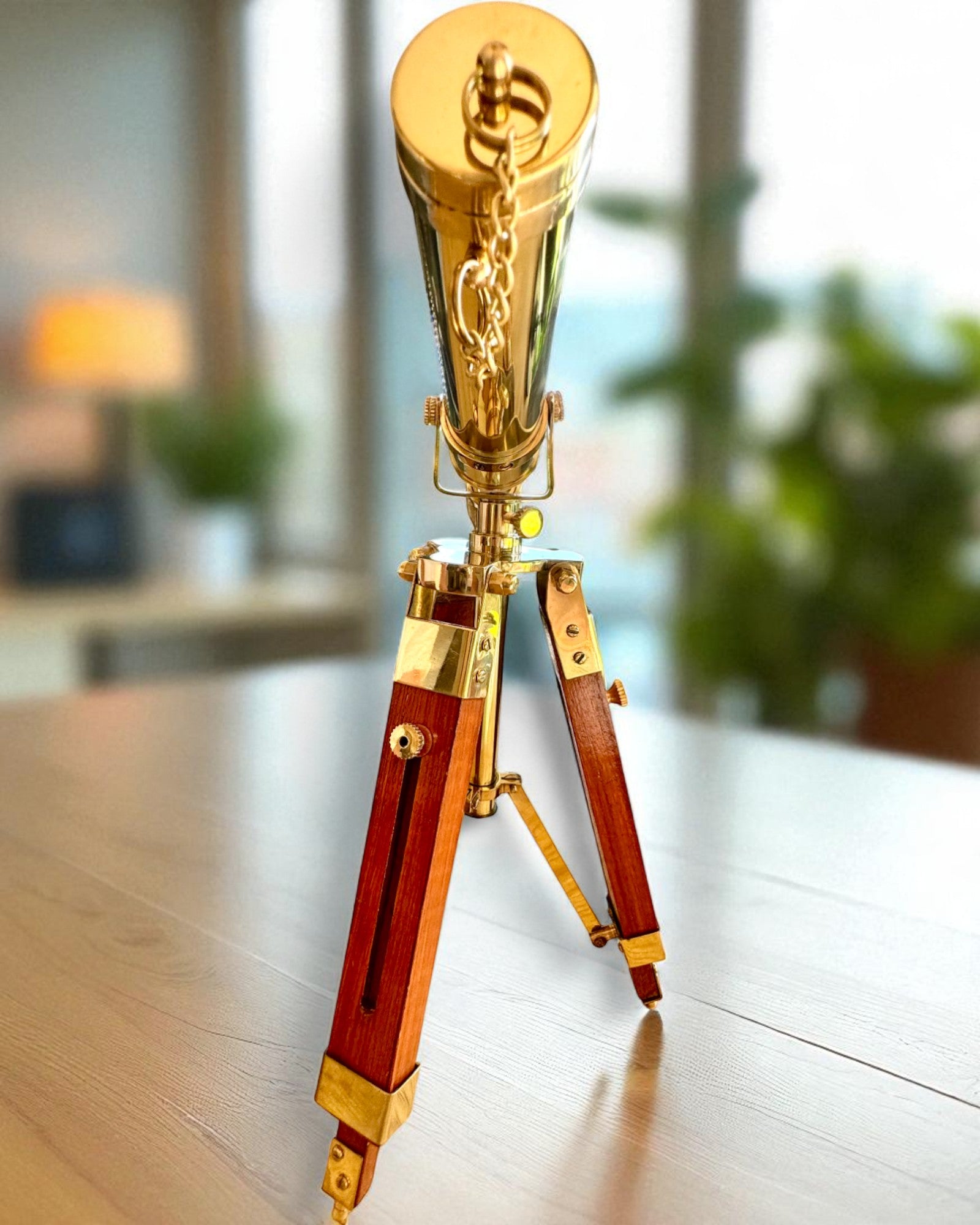 Celestial Telescope on Wooden Stand 41 cm, personalization with engraving available as a gift