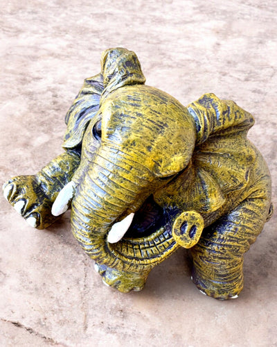 "Little Lucky" Elephant Figurine with Engraving Option for Gift