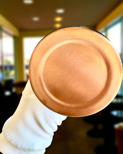 Copper Set Mandala – 1L Bottle + 2 Cups in Case, personalization with engraving available as a gift