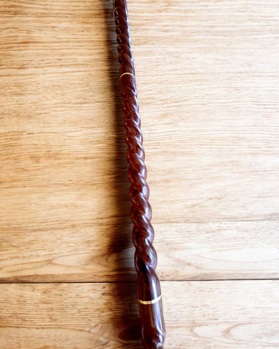 Walking Cane - VIKING with a head in the form of a battle hammer, personalization with engraving possible as a gift