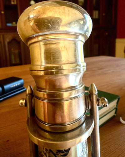 Navigator's Cane 2.0 with a compass and hidden telescope, customizable with engraving for a gift