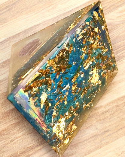 Orgonite Energy Pyramid "Mystic Aura"