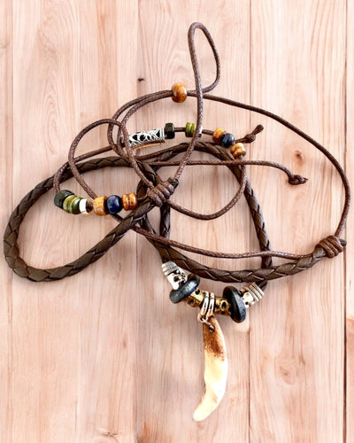 Wolf Tooth - Power Necklace - personalization with engraving available for a gift