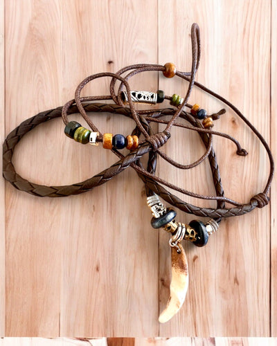 Wolf Tooth - Power Necklace - personalization with engraving available for a gift