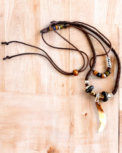 Wolf Tooth - Power Necklace - personalization with engraving available for a gift