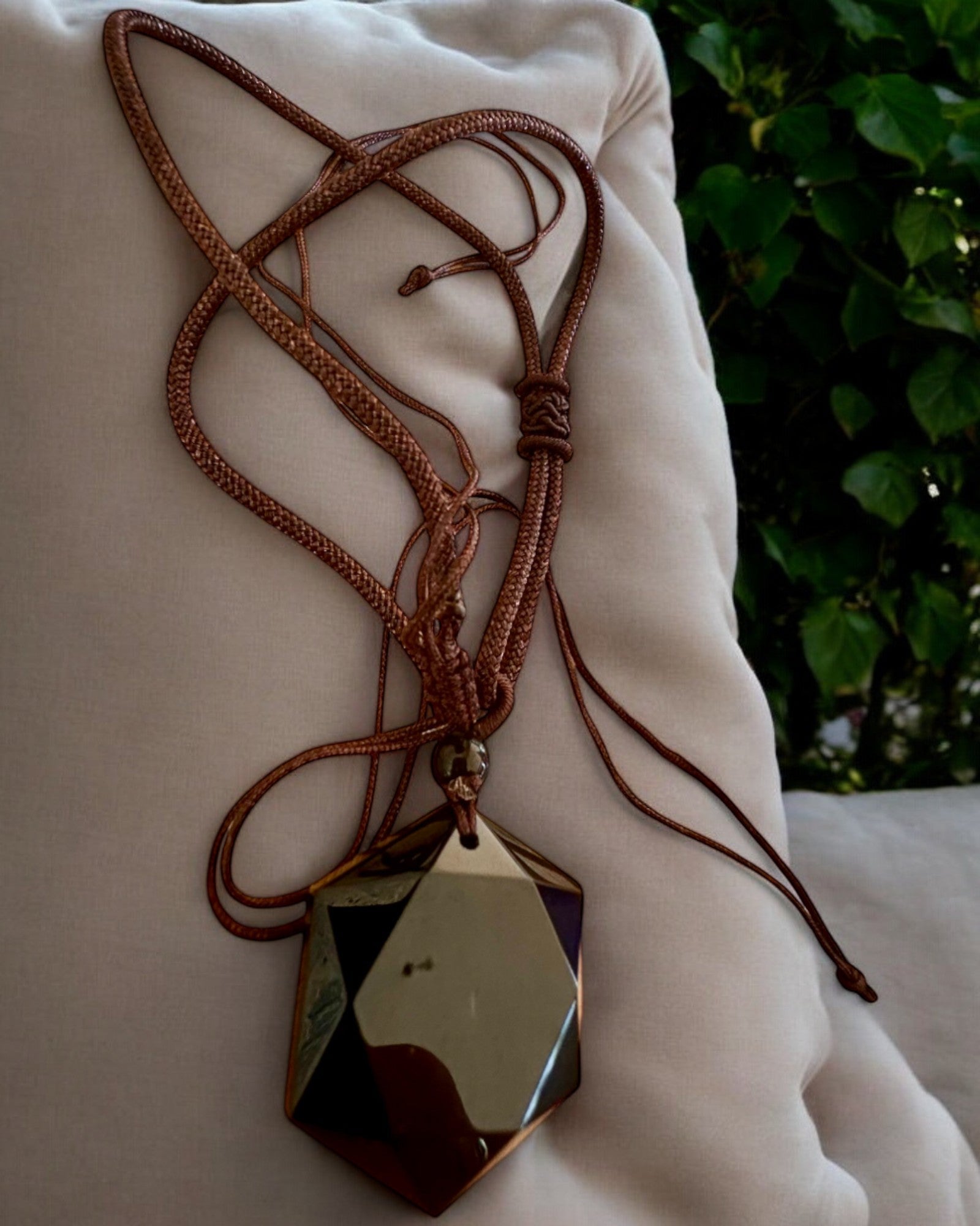 Black Obsidian "Star of David" Amulet, customizable with engraving for a gift