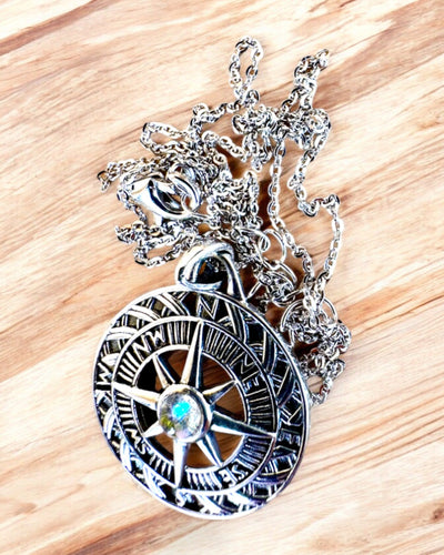 Astral Travel Amulet – Silver Necklace with Engraving, personalization for a gift