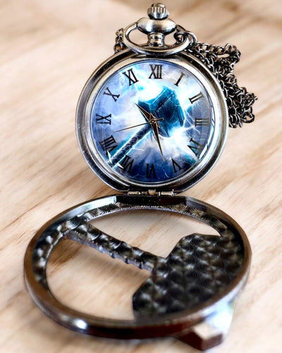Time Hammer - Pocket Watch, customizable with engraving for a gift