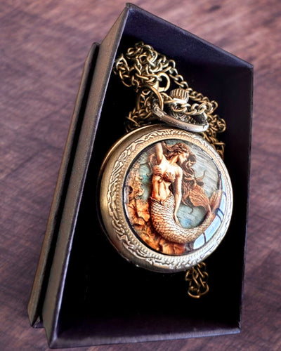 Pocket Watch "Syrena Tajemnic", personalization with engraving available for a gift