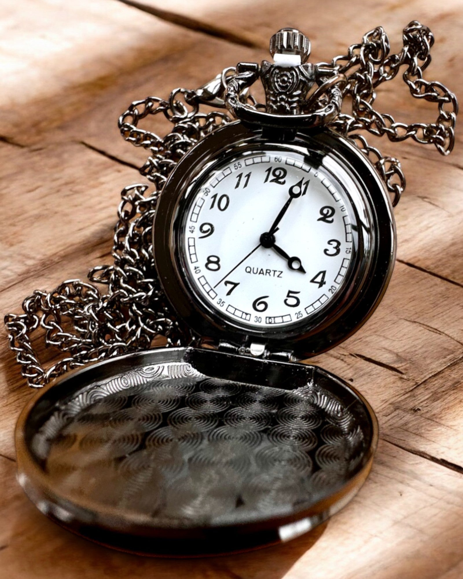 Pocket Watch "Dragon Circle 2" – a stylish accessory with a touch of magic - personalized engraving for a gift