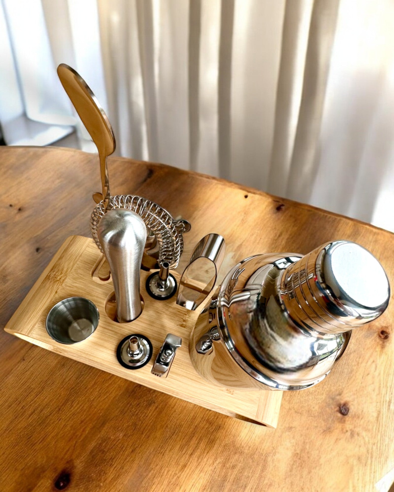 "MixMaster Pro" Bartender Set, customizable with engraving for a gift