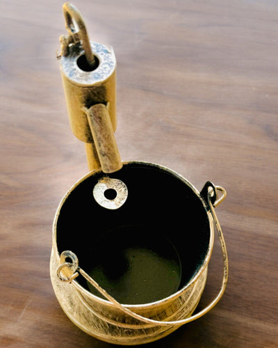 Stylish Metal Ashtray "Rustic Charm" 19-23 cm in height, 8 variants to choose from, engraving upon request