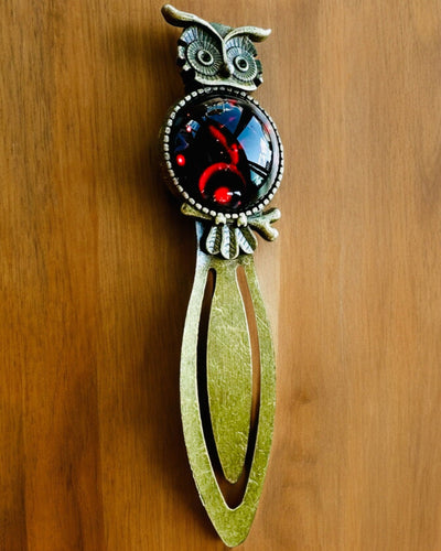 "Owl with Constellations" Bookmark - 12 Variants to Choose From, Customization with Engraving