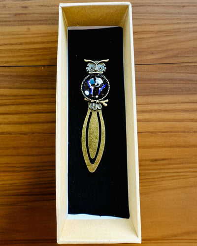 "Owl with Constellations" Bookmark - 12 Variants to Choose From, Customization with Engraving