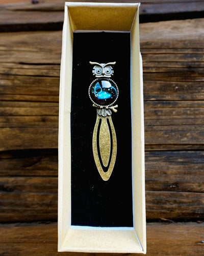 "Owl with Constellations" Bookmark - 12 Variants to Choose From, Customization with Engraving
