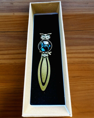 "Owl with Constellations" Bookmark - 12 Variants to Choose From, Customization with Engraving