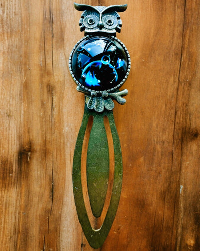 "Owl with Constellations" Bookmark - 12 Variants to Choose From, Customization with Engraving