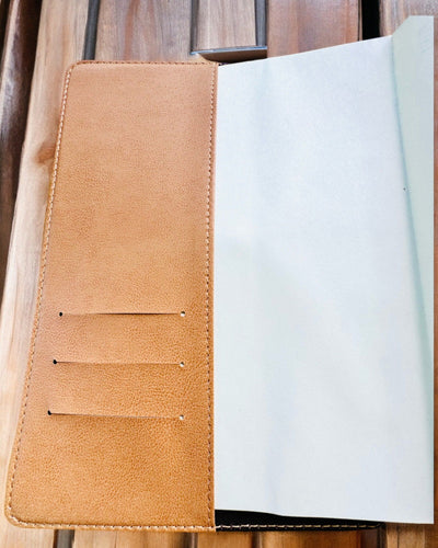 Exclusive Leather Notebook "Sekretnik" A5 with Combination Lock - personalization with engraving