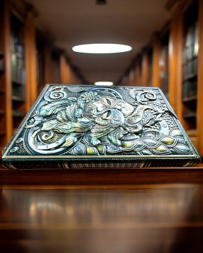 Artistic Notebook, masquerade notebook - A5, personalization with engraving for a gift