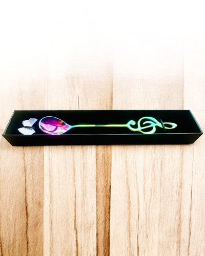 Elegant Spoon with Treble Clef – Personalized as a Gift, 2 Color Variants to Choose From